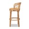 Baxton Studio Orchard Modern Bohemian Natural Brown Rattan Bar Stool 203-12588 - alternate 7
